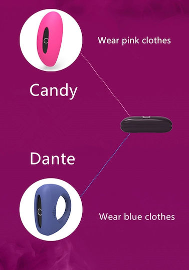 La Lolita Amsterdam Candy & Dante Kit Set with Remote Control Blue and Pink