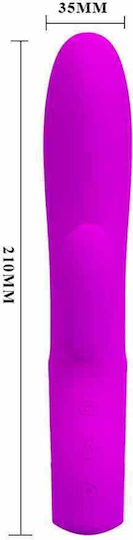 Pretty Love Elmer Vibrator Iepurele 21cm Violet