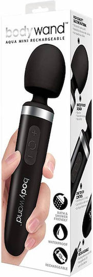 Bodywand Aqua Vibrator Massage 3.8cm Black