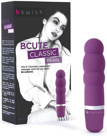 bswish Bcute Classic Pearl Mini Κλασικός Δονητής 10cm Purple