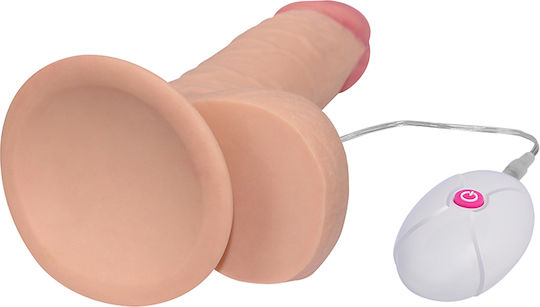 Lovetoy The Ultra Soft Dude Realistic Vibrator 18cm Flesh