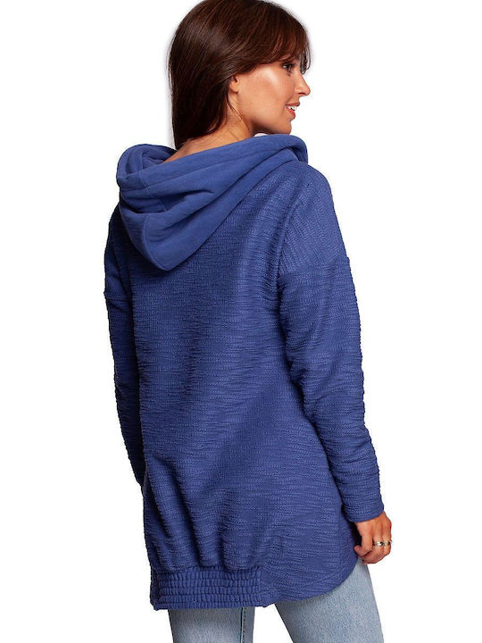 BeWear Women's Long Sweatshirt Navy Blue