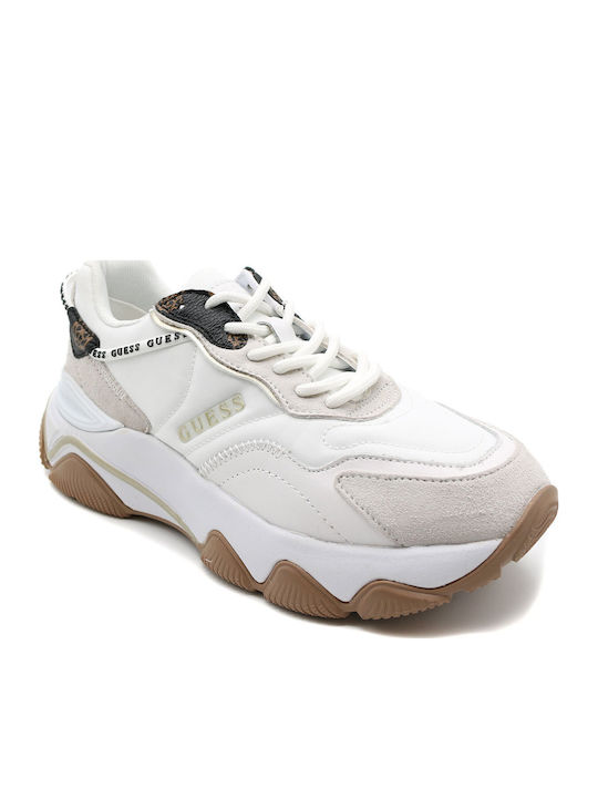 Guess Runners Micola Chunky Sneakers White FL7MICFAL12-WHITE