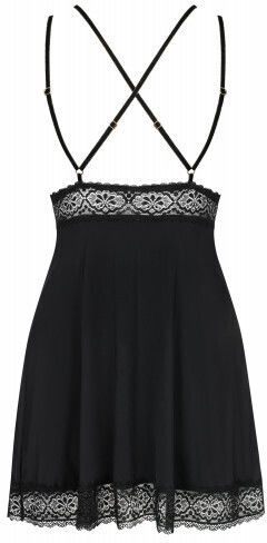 Obsessive Set Sexy Babydoll Black