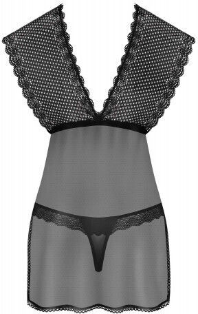Obsessive Σετ Sexy Babydoll Black