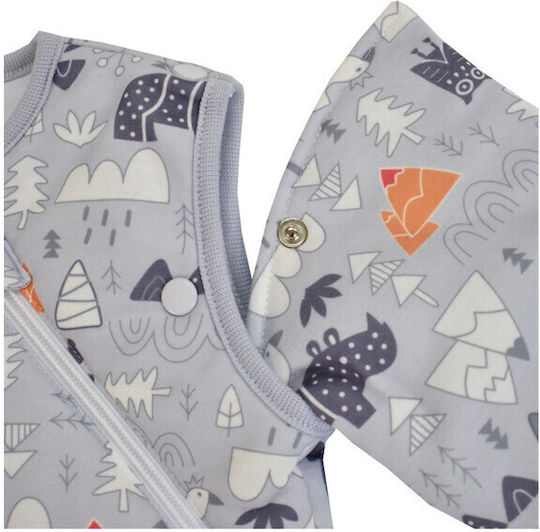 Tender Winter Schlafsack mit Füßen Flex 2.5 Tog Gray mit abnehmbaren Ärmeln