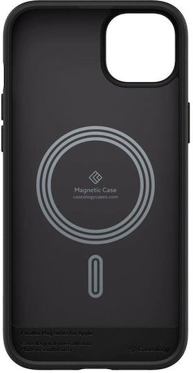 Caseology Parallax Mag Back Cover Plastic 2mm Matte Black (iPhone 14)