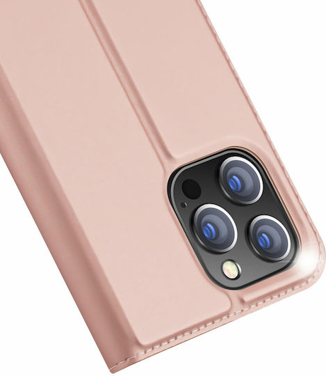 Dux Ducis Skin Pro Buchen Sie Synthetisches Leder Rosa (iPhone 14 Pro Max)