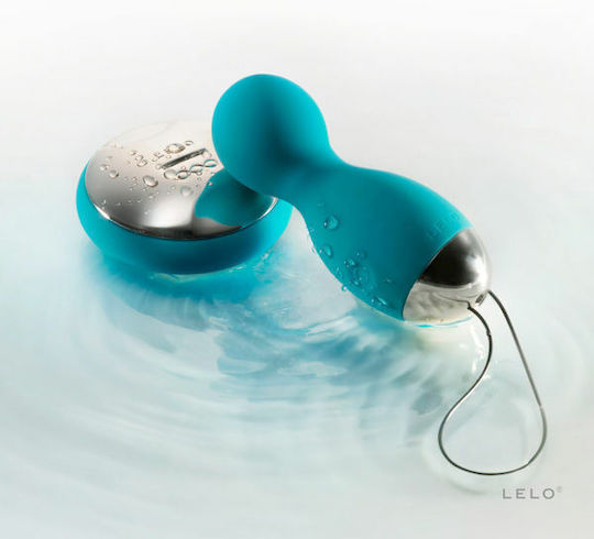 Lelo Hula Beads Vibrator Egg with Remote Control 10cm Turquoise