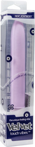 Doc Johnson Velvet Touch Vibes Κλασικός Δονητής 18cm Lavender