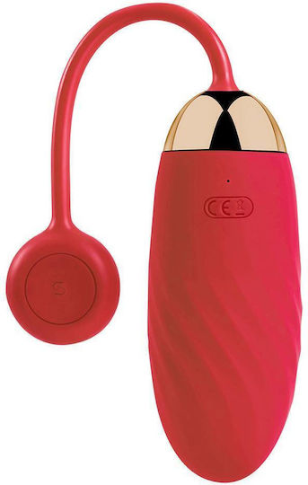 Svakom Ella Mini Δονητής Egg με Απομακρυσμένο Έλεγχο 21cm Red