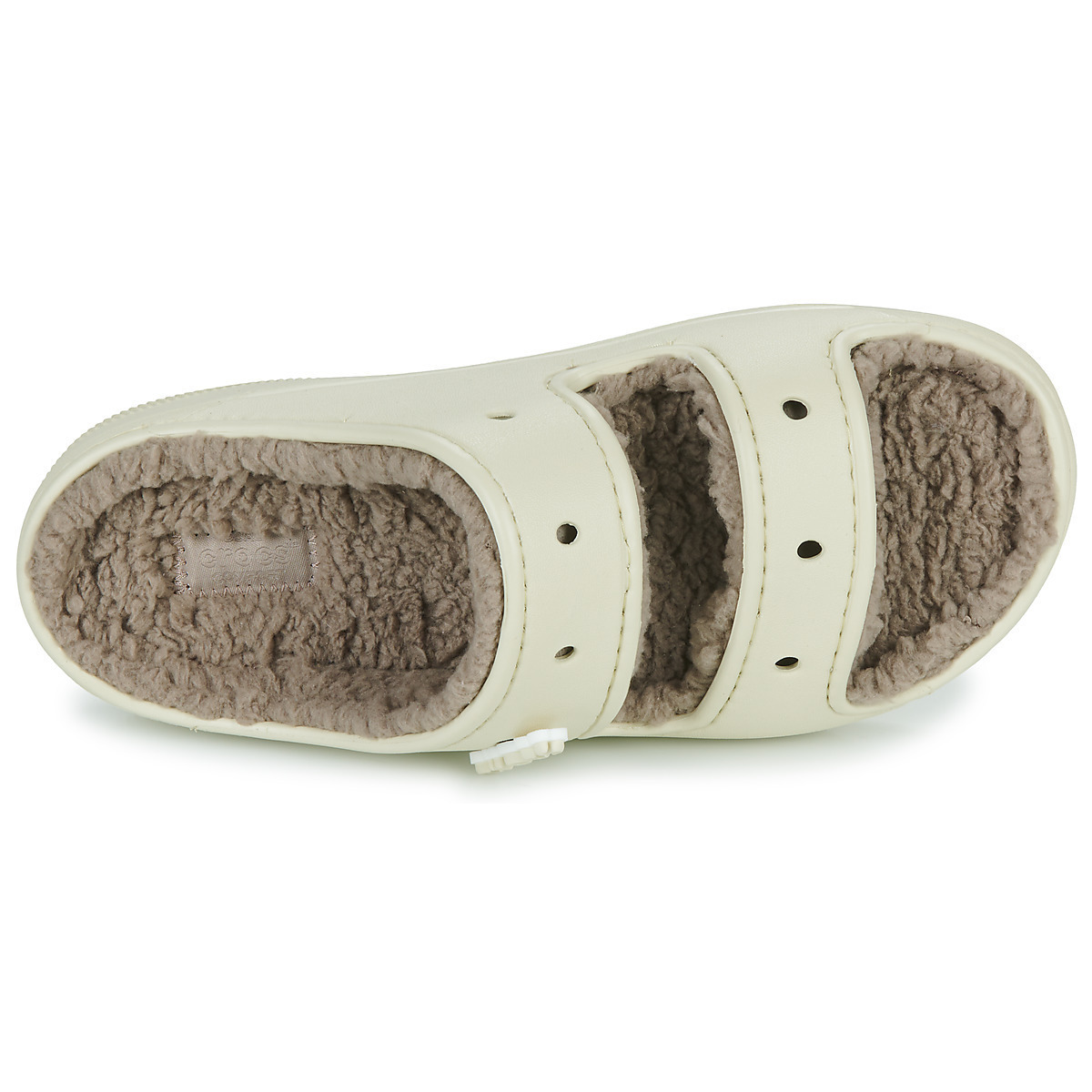 Crocs Cozzzy Papuci de Damă de Iarnă cu Blană Bej 207446-2YC