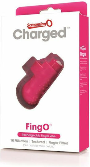 Screaming O Charged Fingo Vooom Mini Vibrator Finger mit Fernbedienung Pink