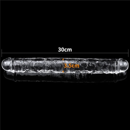 Lovetoy Flawless Double Dildo Transparent 30cm