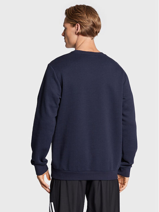 Adidas Essentials Big Logo Men's Sweatshirt Navy Blue