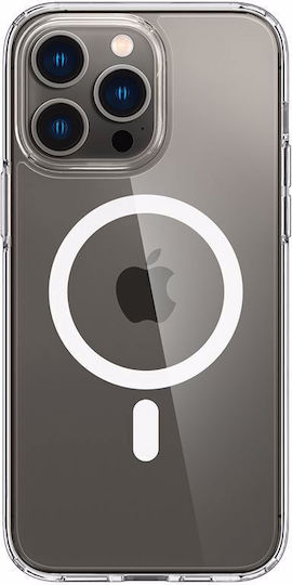 Spigen Ultra Hybrid MagFit Umschlag Rückseite Kunststoff 2mm Transparent / White (iPhone 14 Pro)