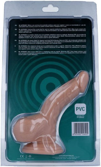 Intense Mr Intense Realistic Cock 2 Ρεαλιστικό Dildo με Όρχεις και Βεντούζα Flesh 16cm