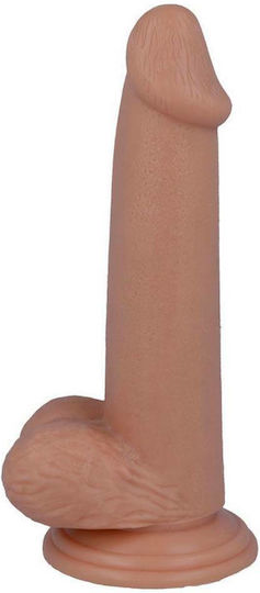 Intense Mr Intense Realistic Cock 10 Glass Dildo with Balls and Suction Cup Flesh 18cm