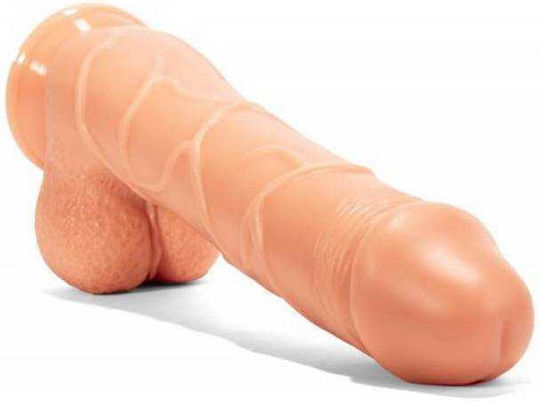 Chisa Novelties X-Men Elli's Cock Ρεαλιστικό Dildo με Όρχεις και Βεντούζα Flesh 33cm