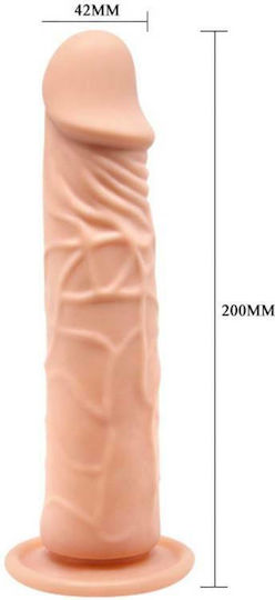 Baile Barbara Let Me Thrill You Softly Ρεαλιστικό Dildo με Βεντούζα Flesh 20cm