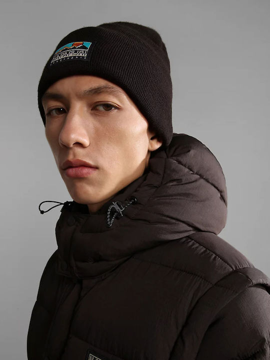 Napapijri Knitted Beanie Cap Black NP0A4GRO-WA9