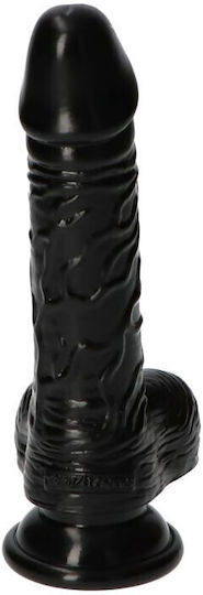 Toyz4lovers Michelangelo Dildo Реалистично дилдо с Топки и Вендуза Черно 18.5см