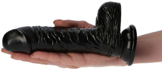 Toyz4lovers Michelangelo Dildo Реалистично дилдо с Топки и Вендуза Черно 18.5см