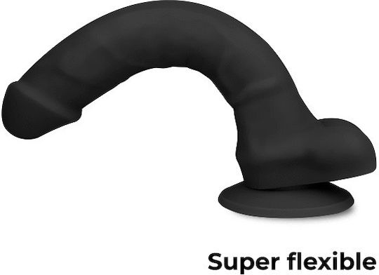 Cock Miller Ρεαλιστικό Dildo με Όρχεις και Βεντούζα Black 19.5cm