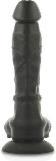 Cock Miller Ρεαλιστικό Dildo με Όρχεις και Βεντούζα Black 19.5cm