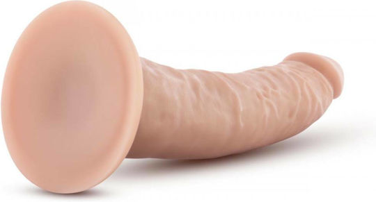 Dr. Skin Glass Dildo With Suction Cup Vanilla 19cm