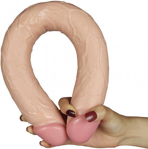 Seven Creations So Real Διπλό Dildo Flesh 46cm