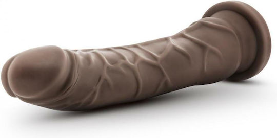 Dr. Skin Basic Ρεαλιστικό Dildo με Βεντούζα Chocolate 22cm