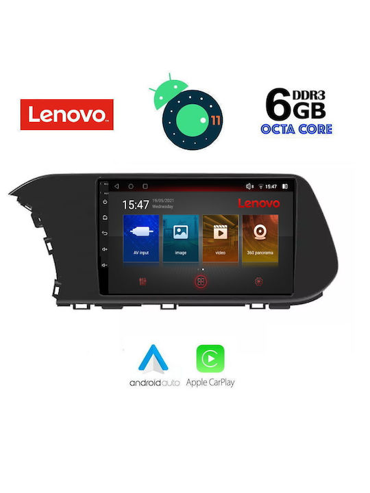 Lenovo Ηχοσύστημα Αυτοκινήτου για Hyundai i20 2021 με Clima (Bluetooth/USB/AUX/WiFi/GPS) με Οθόνη Αφής 10"