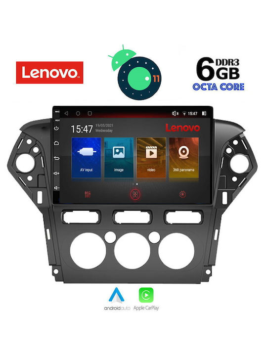 Lenovo Ηχοσύστημα Αυτοκινήτου για Ford Mondeo 2011 - 2013 με A/C (Bluetooth/USB/WiFi/GPS) με Οθόνη Αφής 10" 10163_CPA