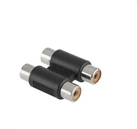 Grundig Конвертор RCA 2x женски към RCA 2x женски Черен 1бр 47222
