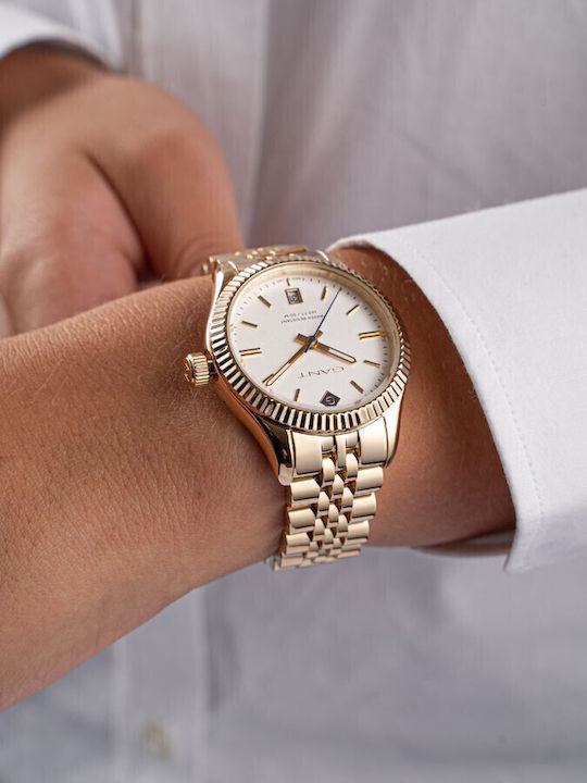 Gant Sussex Women's Watch with Pink Gold Metal Bracelet