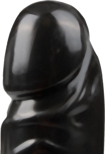 Doc Johnson Jr. Veined Double Header Διπλό Dildo Μαύρο 30cm