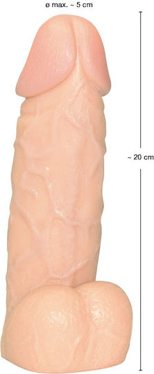 You2Toys Big Dong Realistisches Dildo mit Hoden Fleisch 25cm