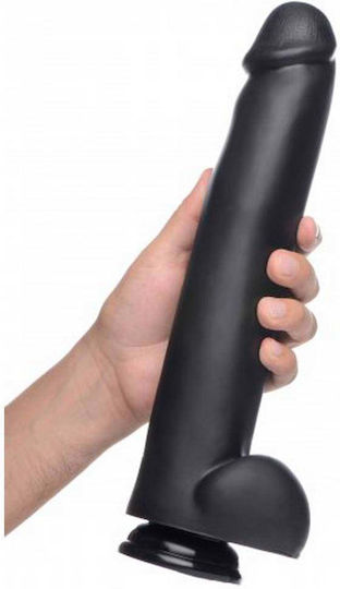 XR Master Cock Suction Cup Dildo with Balls Реалистично дилдо с Топки и Вендуза Черно 33см