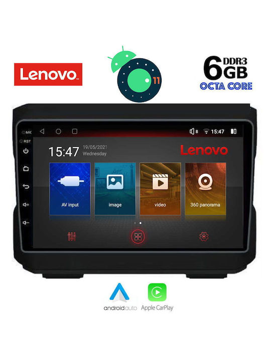 Lenovo Sistem Audio Auto pentru Jeep Cherokee / Grand Cherokee / Wrangler 2007-2014 (Bluetooth/USB/AUX/WiFi/GPS/Partitură) cu Ecran Tactil 10"