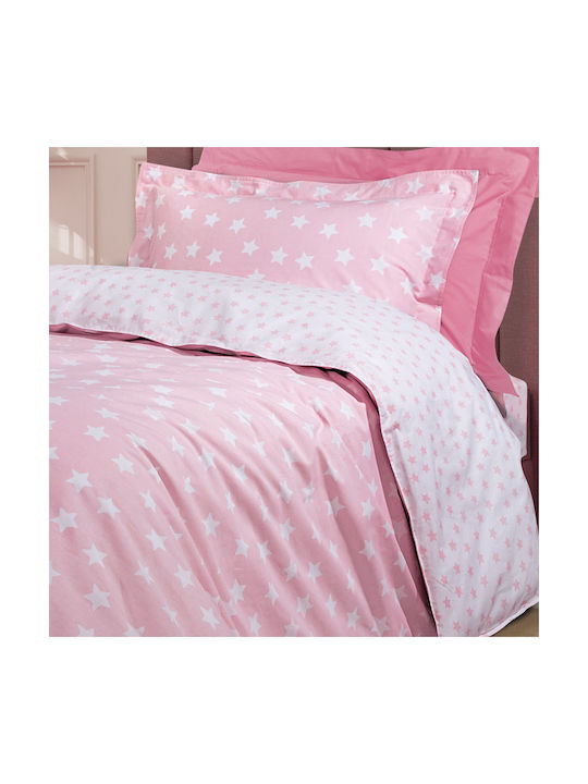 Greenwich Polo Club Sheet Set Single Cotton 8824 Pink 170x260cm 3pcs