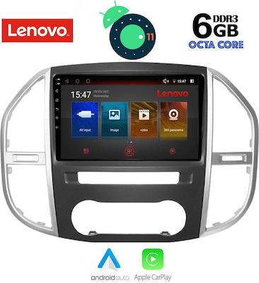 Lenovo Ηχοσύστημα Αυτοκινήτου για Mercedes Benz Viano / Vito 2015 (Bluetooth/USB/WiFi/GPS) με Οθόνη Αφής 10"