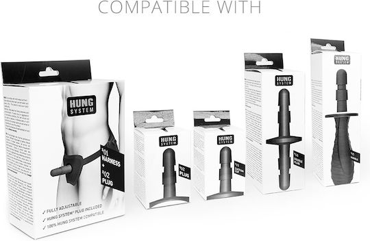 Hung System Castard Dildo realist Negru 22cm