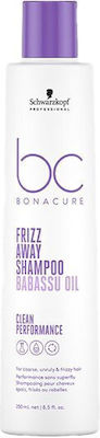 Schwarzkopf Bonacure Frizz Away Șampoane de Netezire pentru Creț Păr 1x250ml