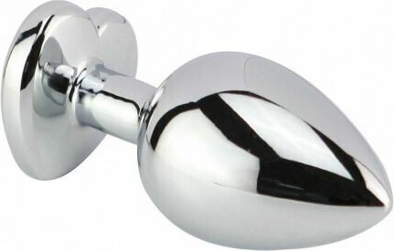 Naughty Toys Πρωκτική Σφήνα Large Ασημί 9cm