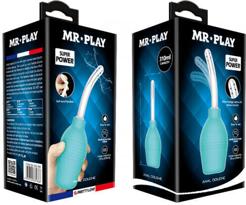 Mr. Play Πρωκτικό Ντους 300ml Τιρκουάζ
