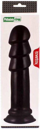 Lovetoy King-sized Ripples Analdildo Schwarz 26cm