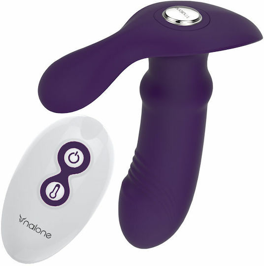 Nalone Marley Analvibrator mit kabelloser Funktion Klein Lila 15cm