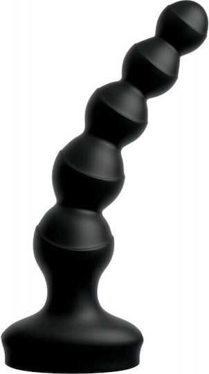 Pipedream Threesome Wall Banger Beads Anal Beads with Wireless Functionality and Vibration Black 16.76cm