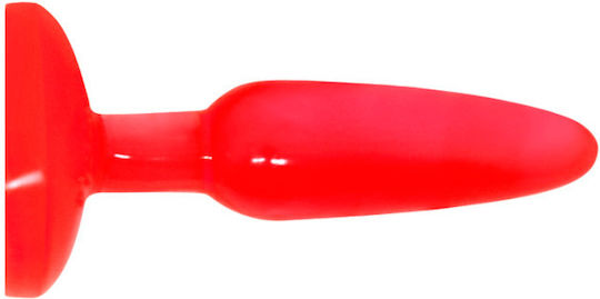 Baile Butt Plug Πρωκτική Σφήνα Red 14cm